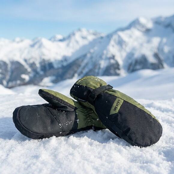 SCOTT Ultimate Warm Waterproof Mittens – Fir Green/Black – Size L – NEW - Picture 7 of 7